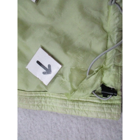 North Face ThermoBall Jacket Womens Medium Light Green Quilted Zip Outdoor Stain - Picture 7 of 13